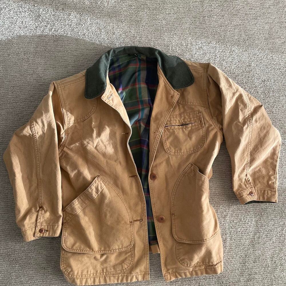 Canvas field jacket corduroy